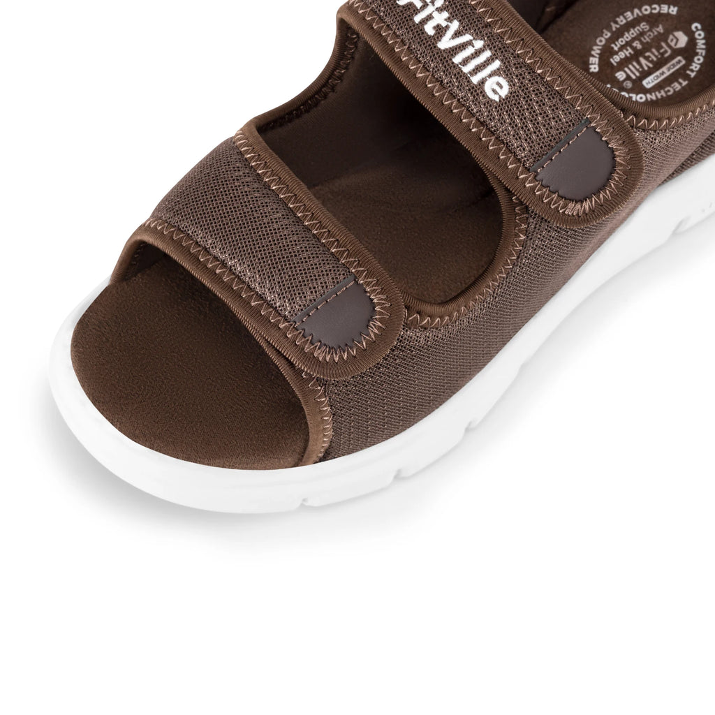 Men's Wide Summer Sandals – Lightweight Breathable Casual Shoes