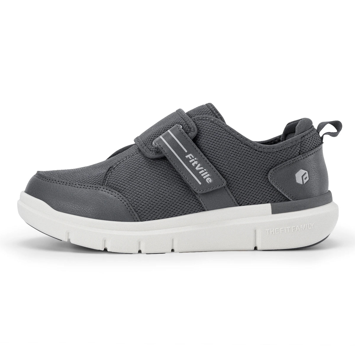 Men's Extra Wide Hook & Loop Walking Shoes – Adjustable Comfort Shoes