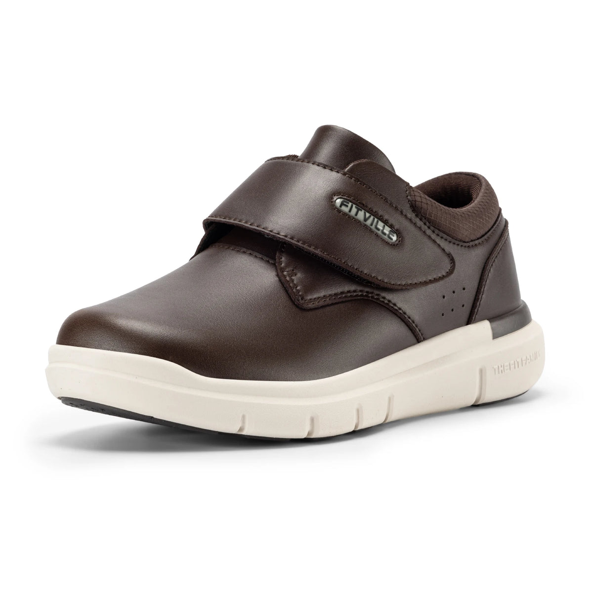 Men's Wide Leather Slip-On Shoes – Lightweight Non-Slip Comfort Shoes