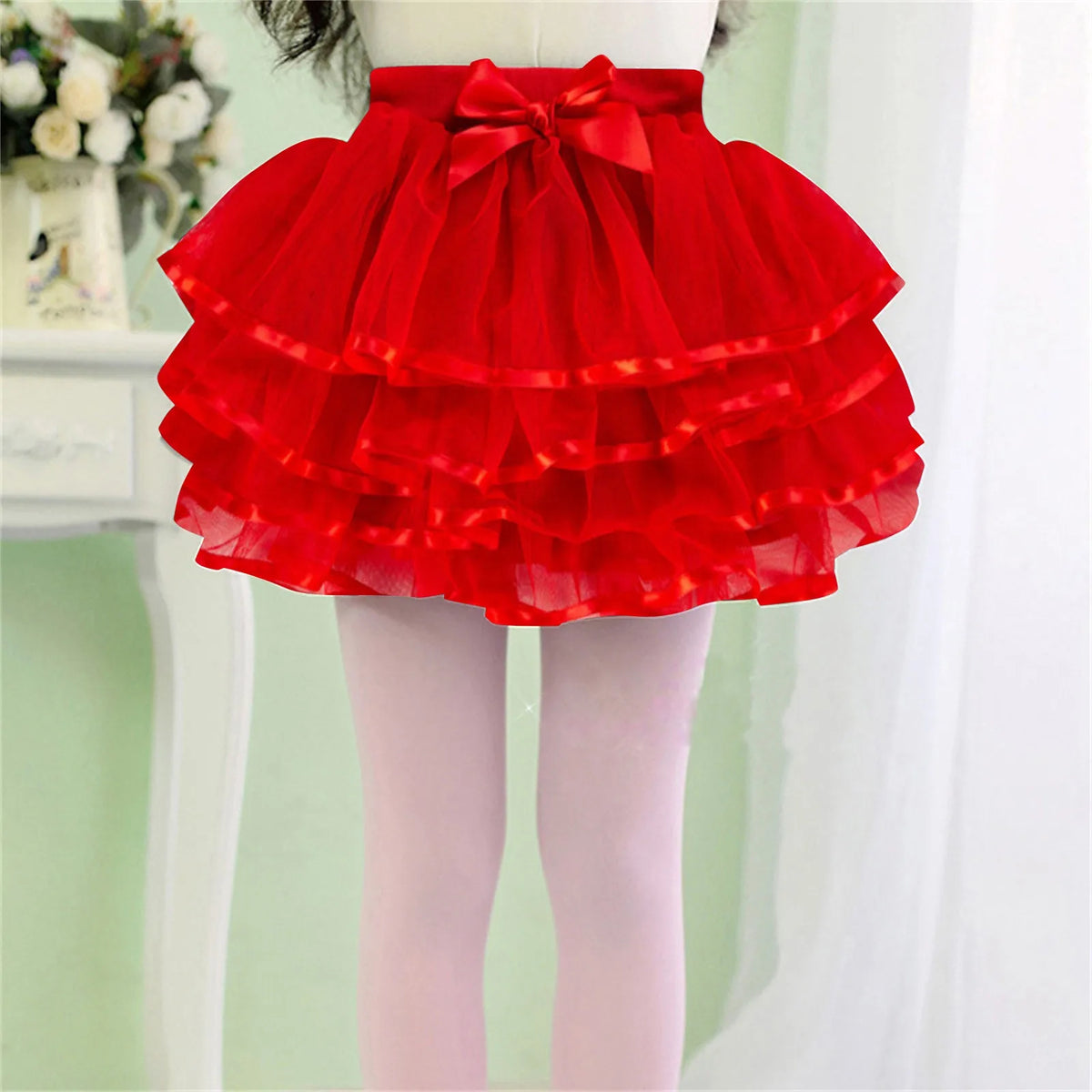 Girls Tulle Tutu Skirt – Layered Princess Party Skirt