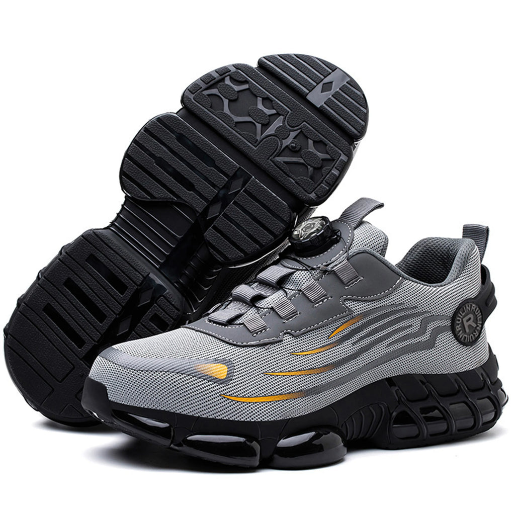 Men's Steel Toe Safety Shoes – Slip-Resistant Protective Work Sneakers