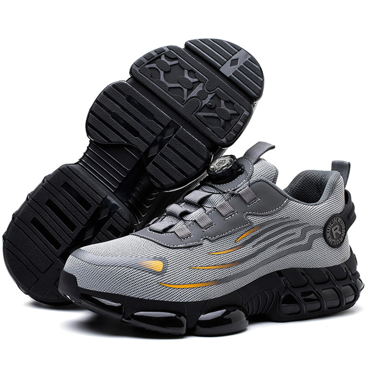 Men's Steel Toe Safety Shoes – Slip-Resistant Protective Work Sneakers