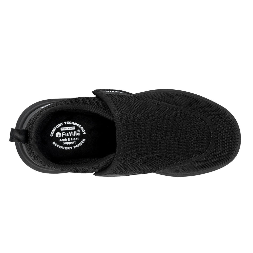 Men's Extra Wide Adjustable Walking Shoes – Roomy Comfort Fit