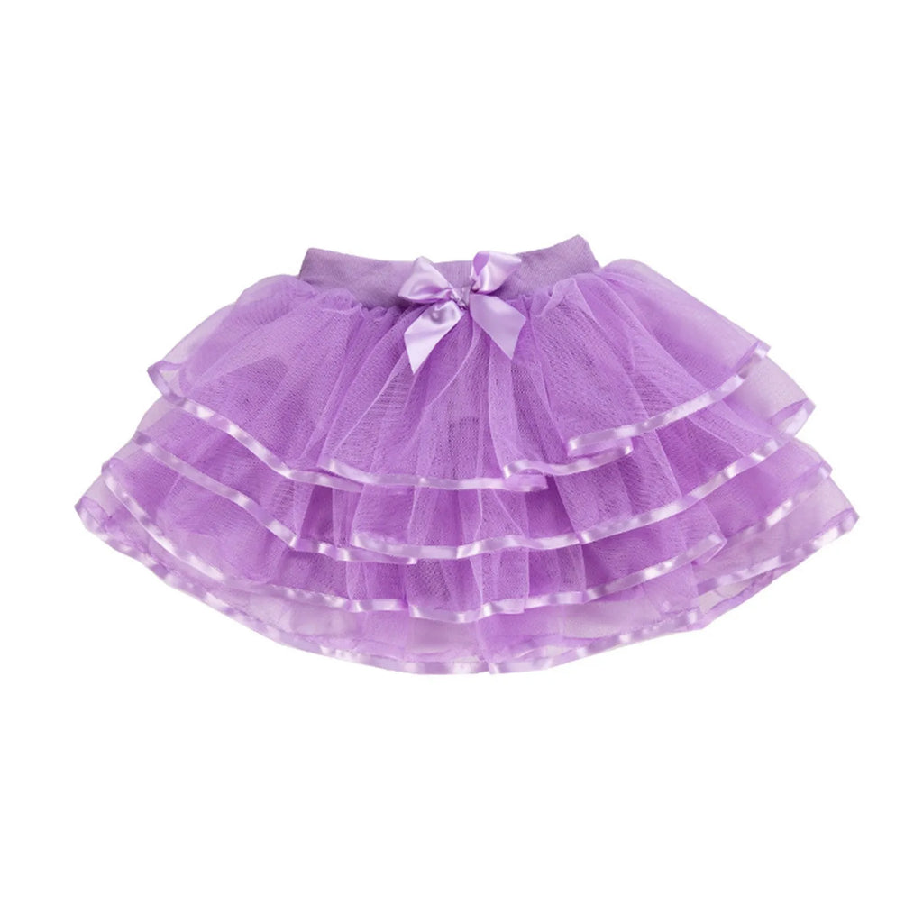 Girls Tulle Tutu Skirt – Layered Princess Party Skirt