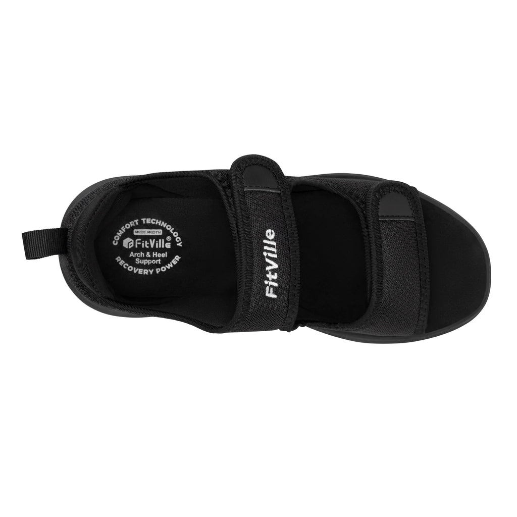 Men's Wide Summer Sandals – Lightweight Breathable Casual Shoes