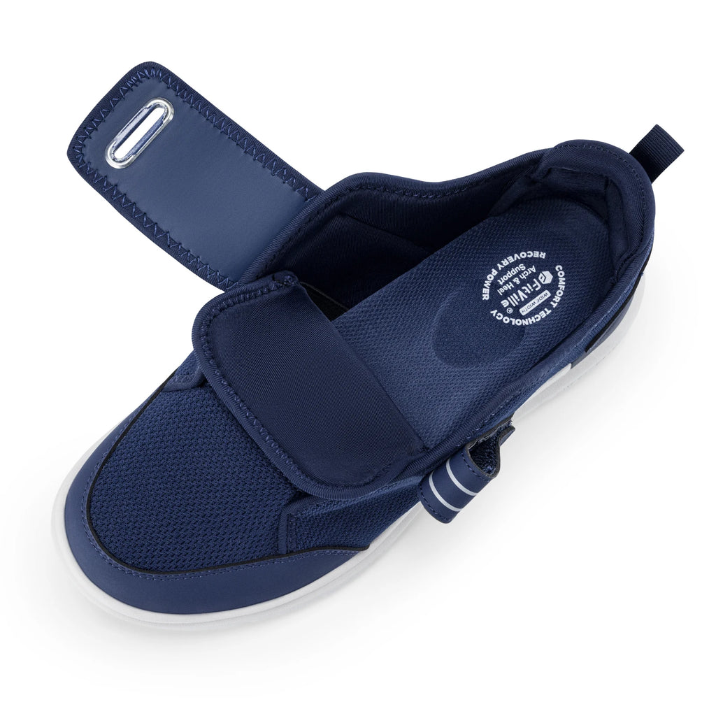 Men's Extra Wide Walking Shoes – Hook & Loop Adjustable Comfort Shoes