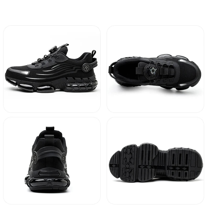 Men's Steel Toe Safety Shoes – Slip-Resistant Protective Work Sneakers