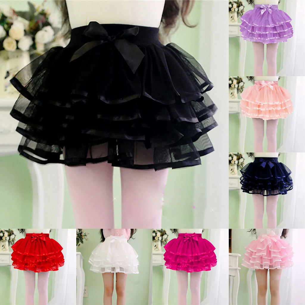 Girls Tulle Tutu Skirt – Layered Princess Party Skirt
