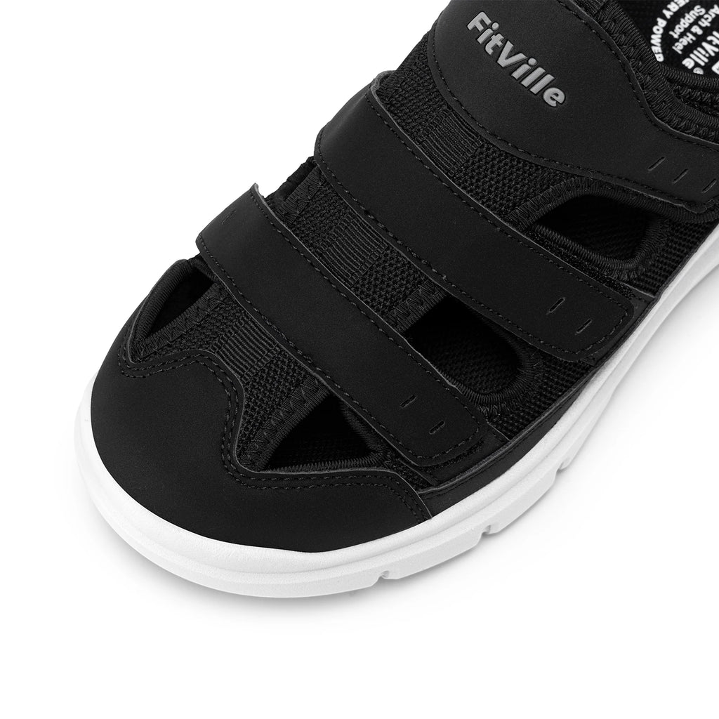 Men's Wide Fit Sandals – Lightweight Breathable Comfort Shoes with Arch Support