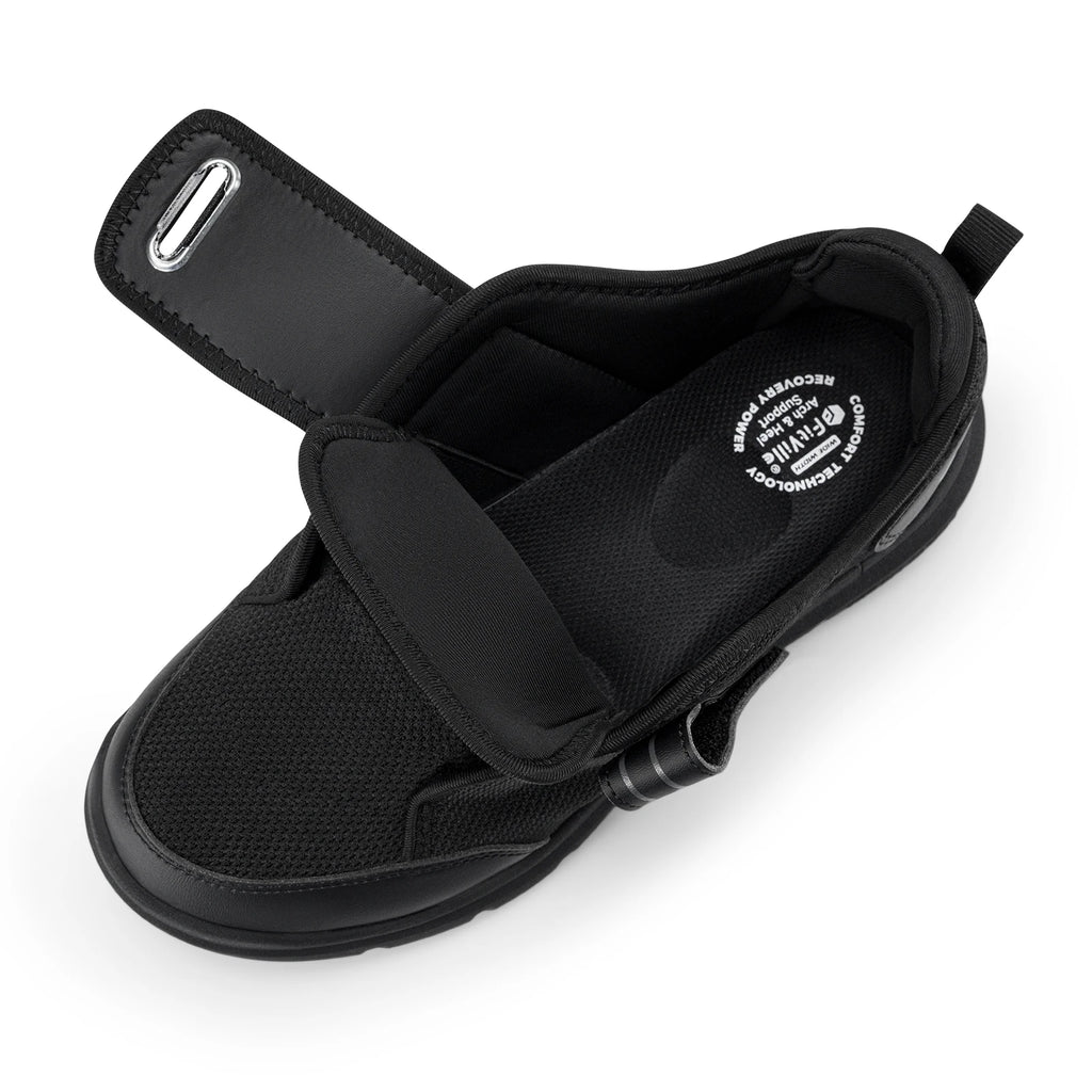 Men's Extra Wide Walking Shoes – Hook & Loop Adjustable Comfort Shoes