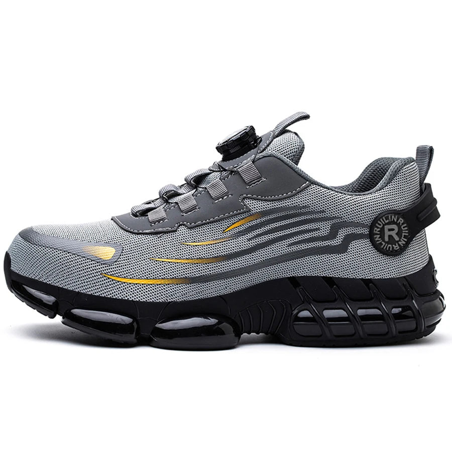 Men's Steel Toe Safety Shoes – Slip-Resistant Protective Work Sneakers