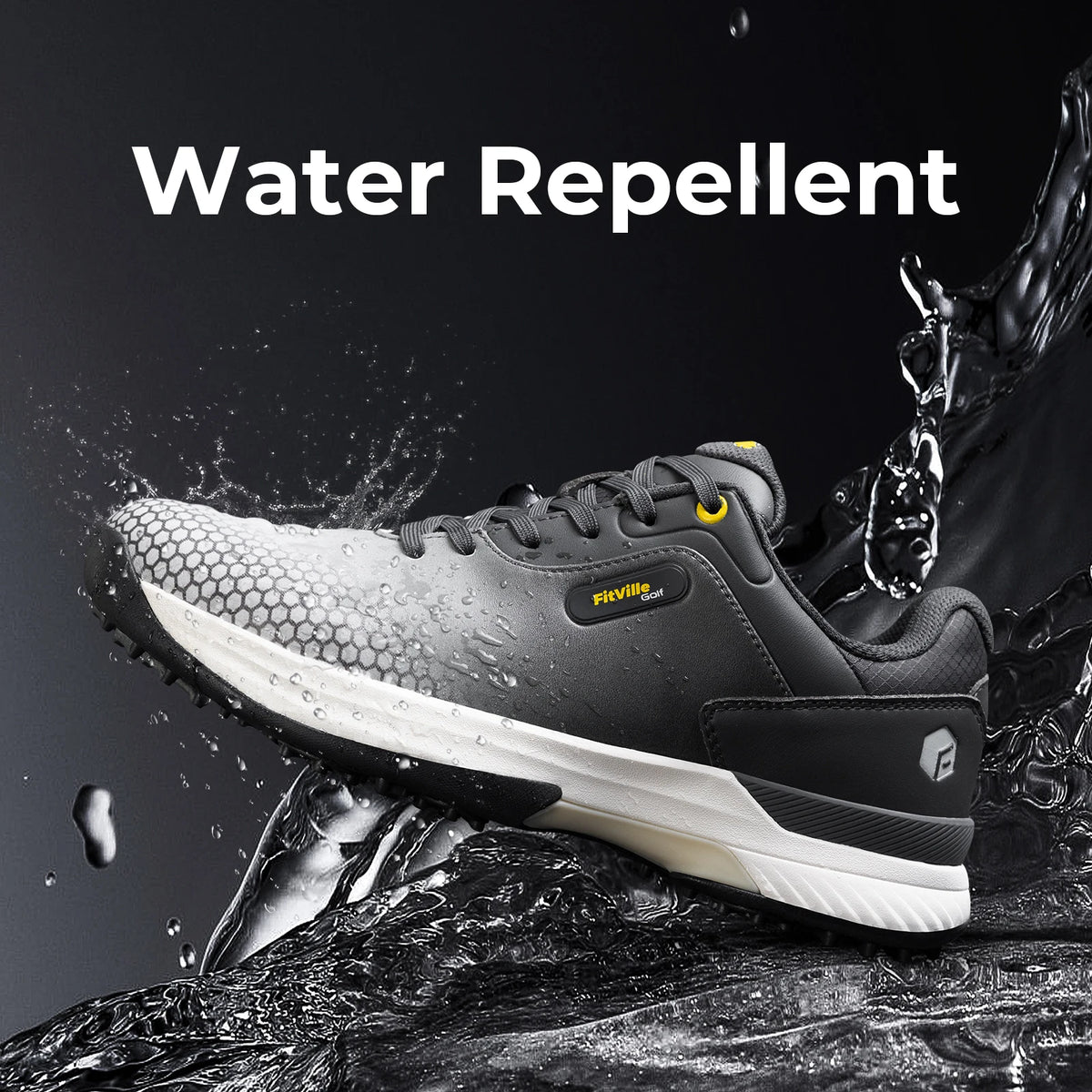 Men's Wide Golf Shoes – Non-Slip Wear-Resistant Sports Shoes