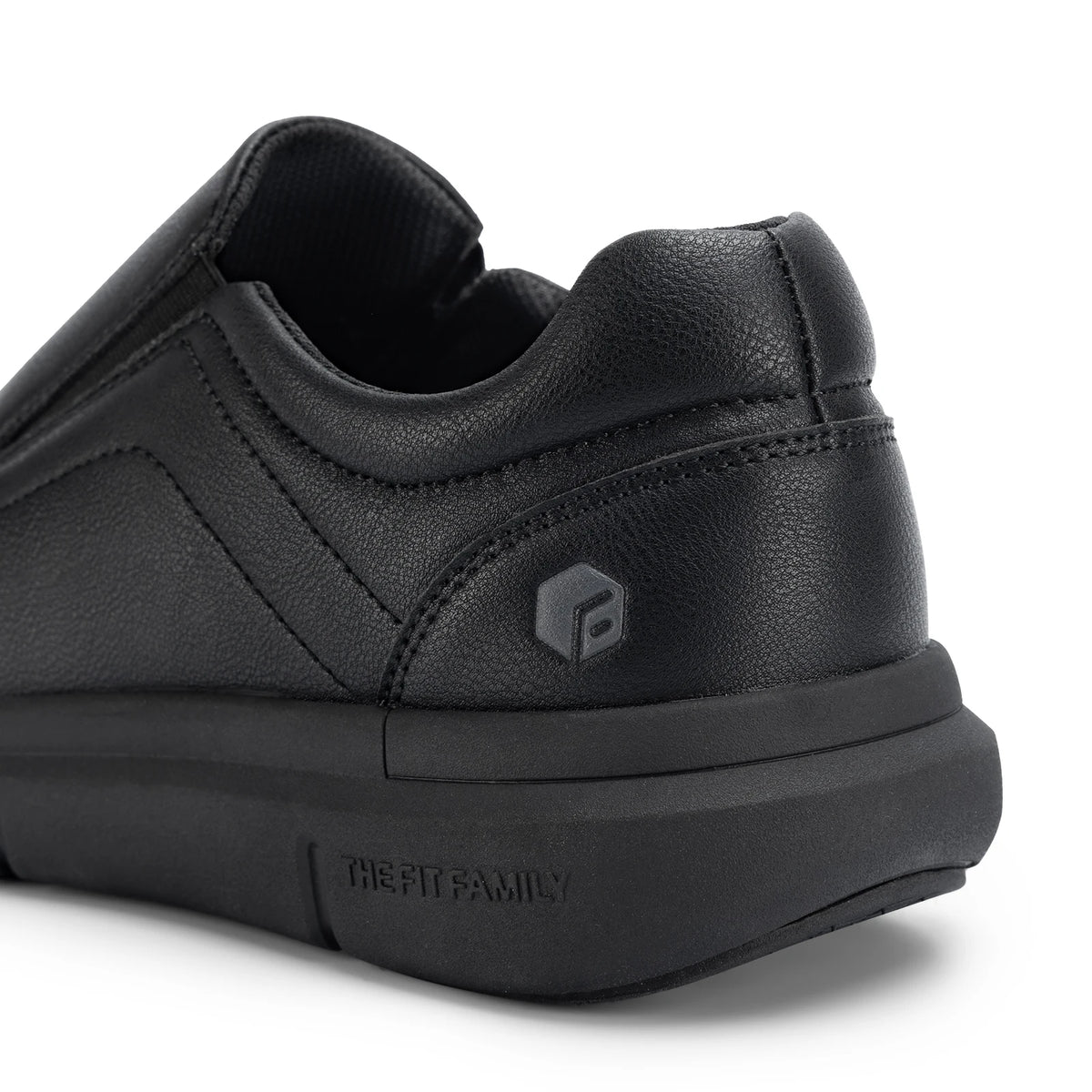 Men's Wide Fit Leather Slip-On Loafers – Lightweight Casual Walking Shoes