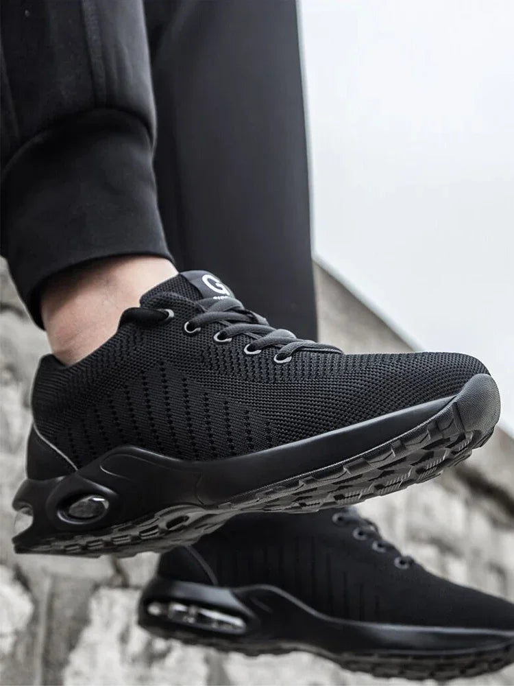 Men's Steel Toe Safety Shoes – Lightweight Breathable Work Sneakers