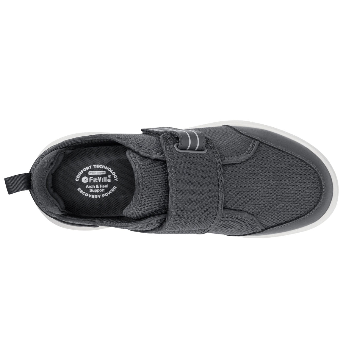 Men's Extra Wide Hook & Loop Walking Shoes – Adjustable Comfort Shoes