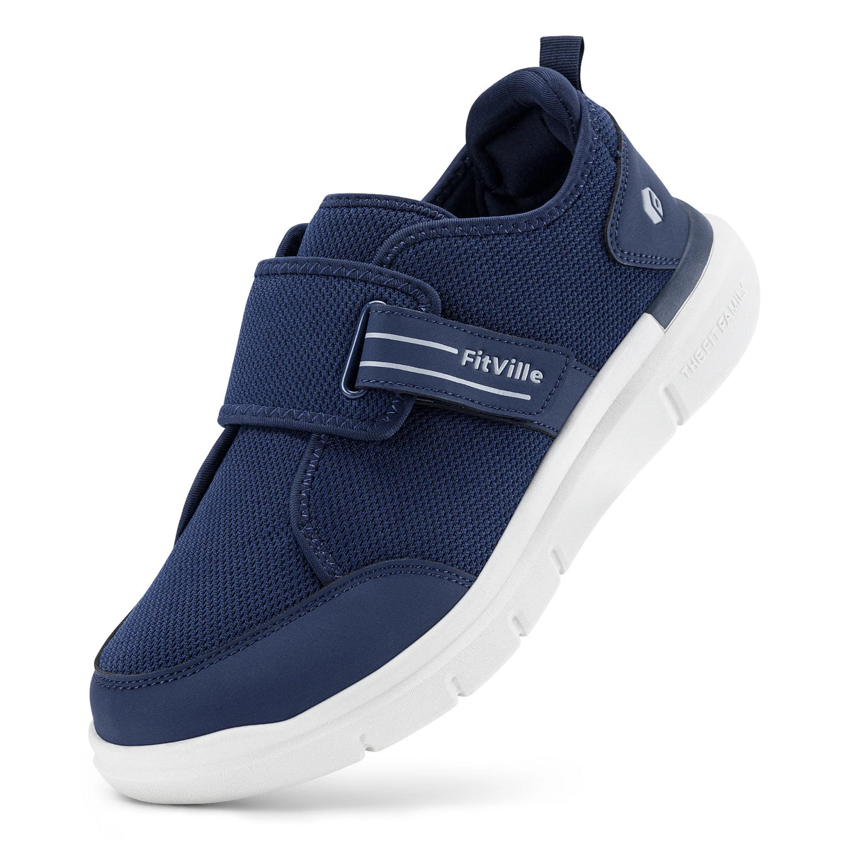 Men's Extra Wide Walking Shoes – Hook & Loop Adjustable Comfort Shoes