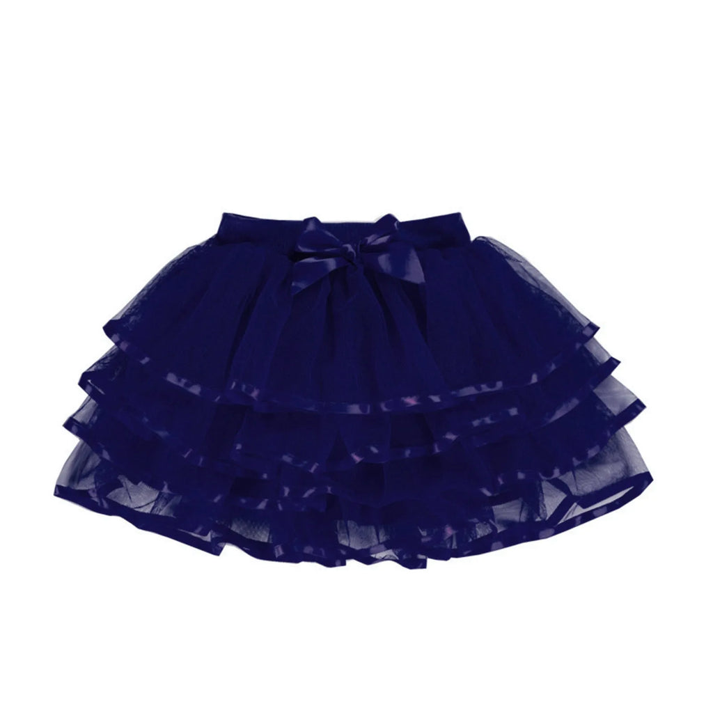 Girls Tulle Tutu Skirt – Layered Princess Party Skirt