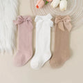 Girls Knee-High Bow Socks – 3-Pair Spanish Style Princess Set