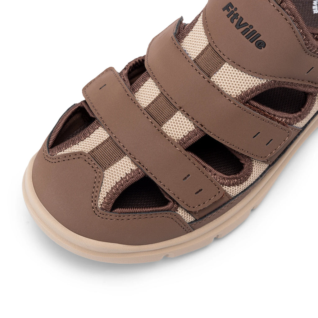 Men's Wide Fit Sandals – Lightweight Breathable Comfort Shoes with Arch Support