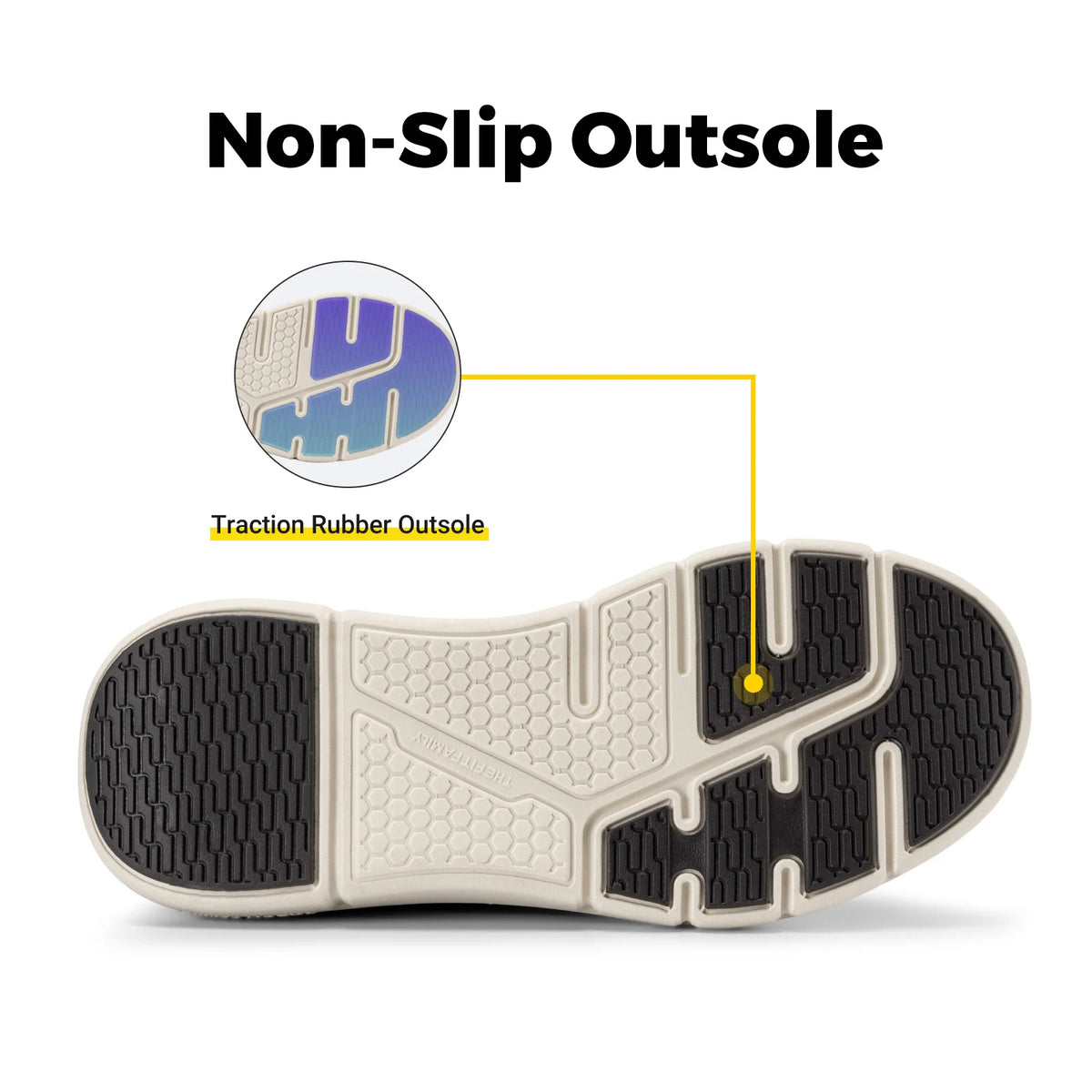 Men's Wide Leather Slip-On Shoes – Lightweight Non-Slip Comfort Shoes