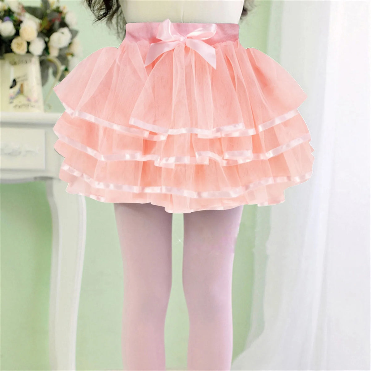 Girls Tulle Tutu Skirt – Layered Princess Party Skirt
