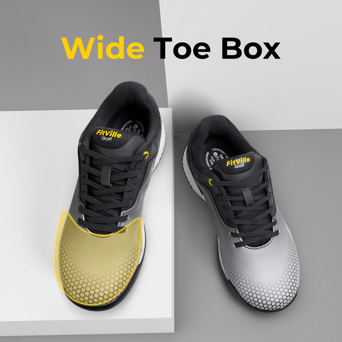 Men's Wide Golf Shoes – Non-Slip Wear-Resistant Sports Shoes