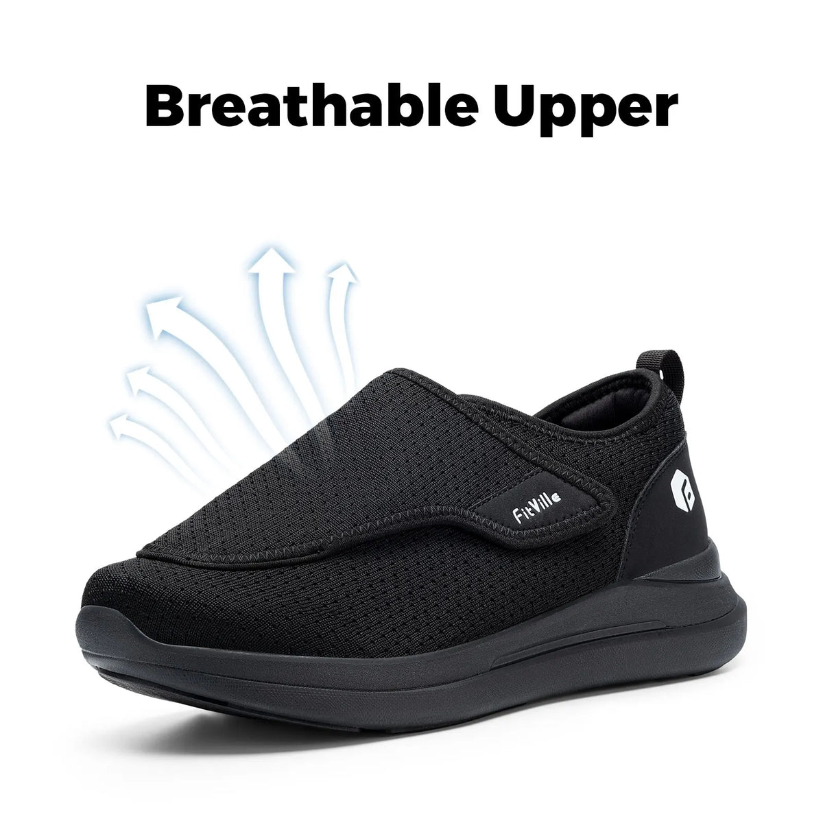 Men's Extra Wide Adjustable Walking Shoes – Orthopedic Comfort Shoes