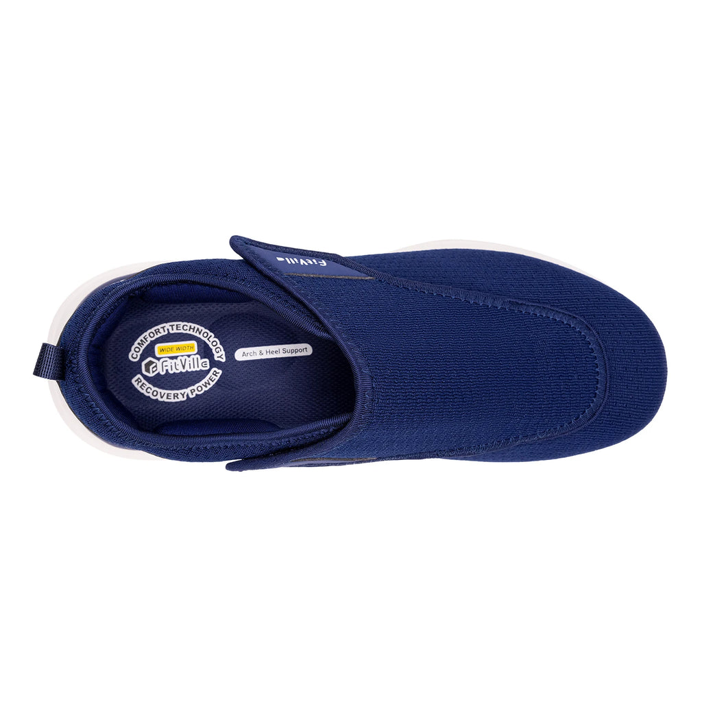Men's Extra Wide Adjustable Walking Shoes – Roomy Comfort Fit