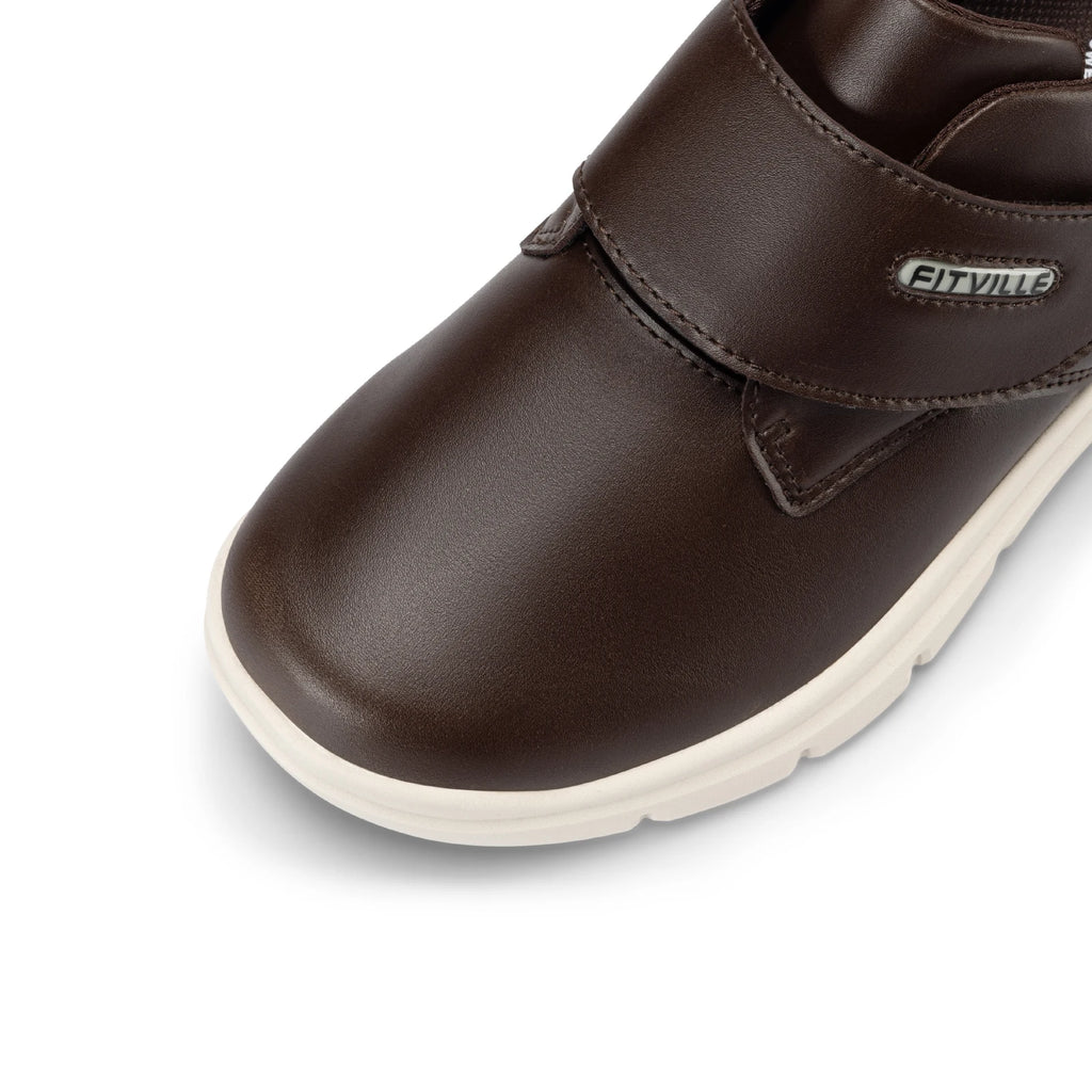 Men's Wide Leather Slip-On Shoes – Lightweight Non-Slip Comfort Shoes