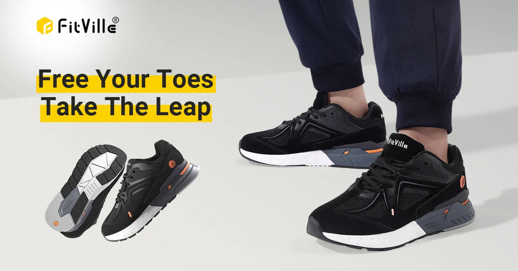Men's Extra Wide Walking Shoes – Lightweight Arch Support Sneakers