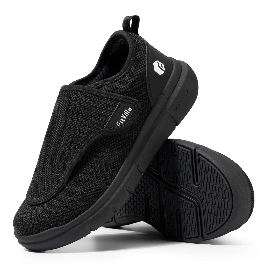 Men's Extra Wide Adjustable Walking Shoes – Orthopedic Comfort Shoes