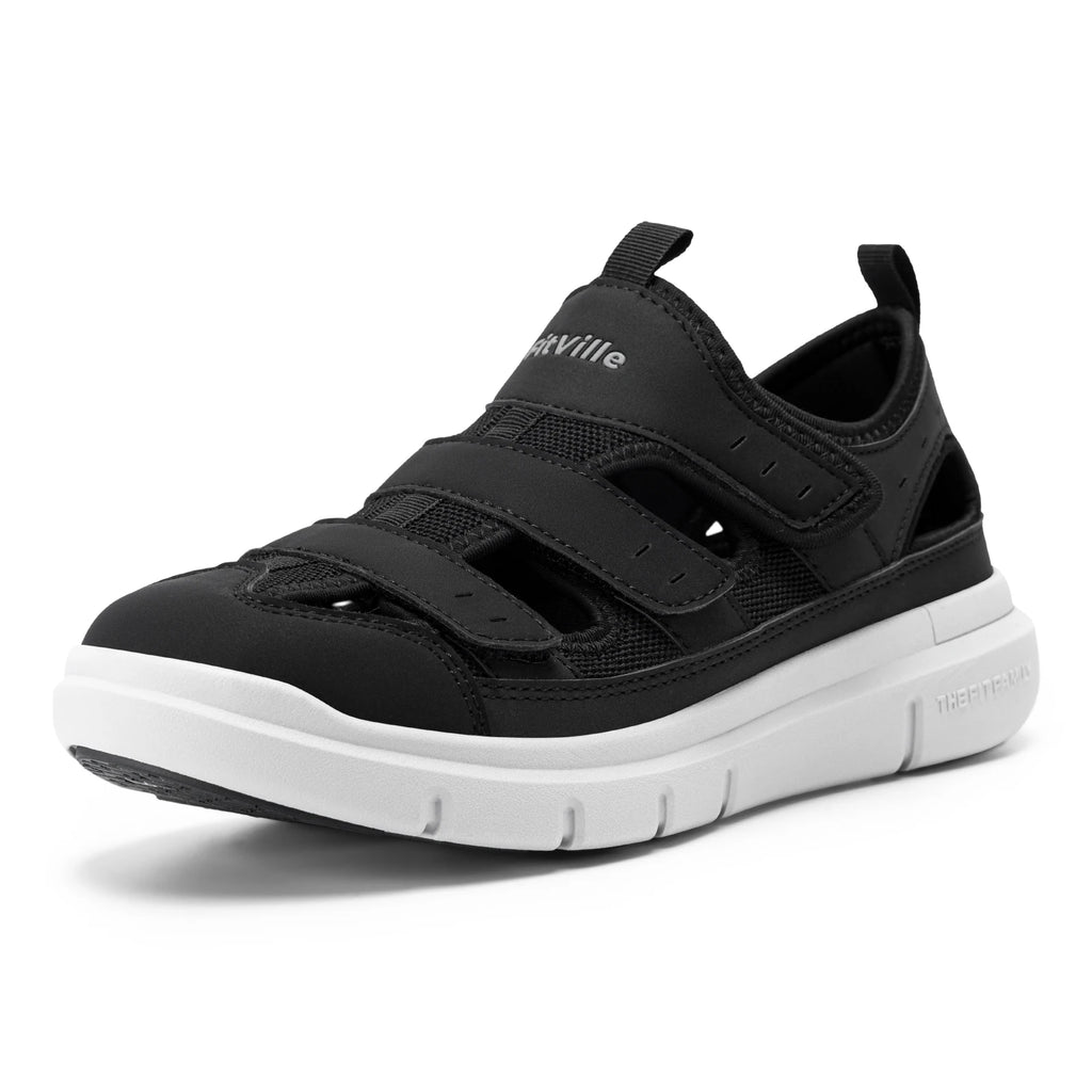 Men's Wide Fit Sandals – Lightweight Breathable Comfort Shoes with Arch Support