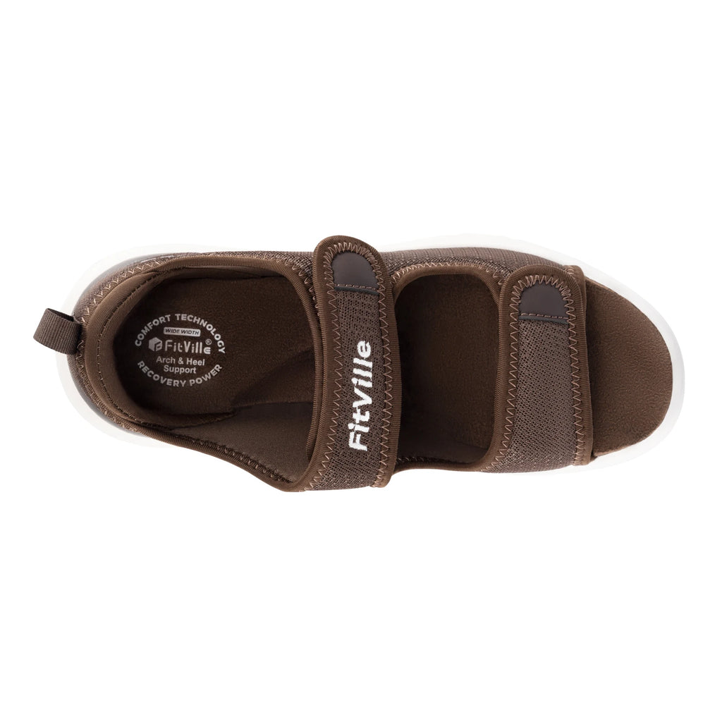 Men's Wide Summer Sandals – Lightweight Breathable Casual Shoes